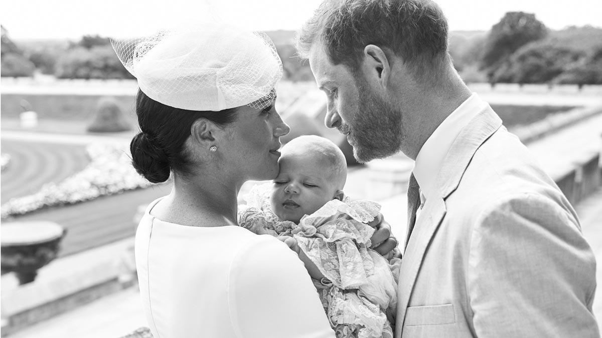 Enrique y Meghan con su hijo Archie.