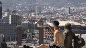 Ola de calor el pasado julio en Barcelona.