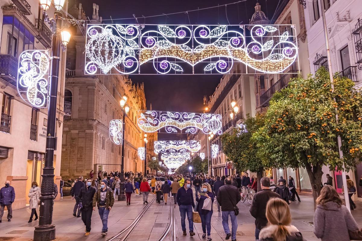 El alumbrado navideño de Sevilla