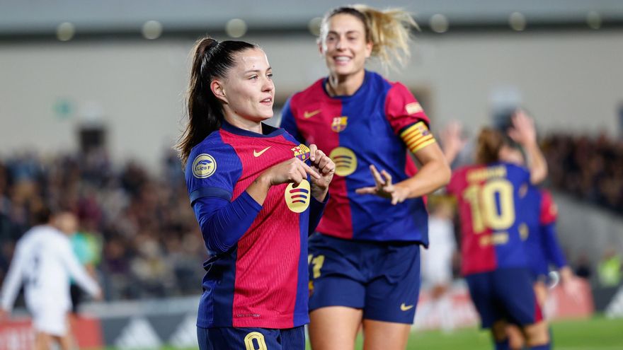 El Barça femení guanya la sisena Lliga F consecutiva en golejar al Betis