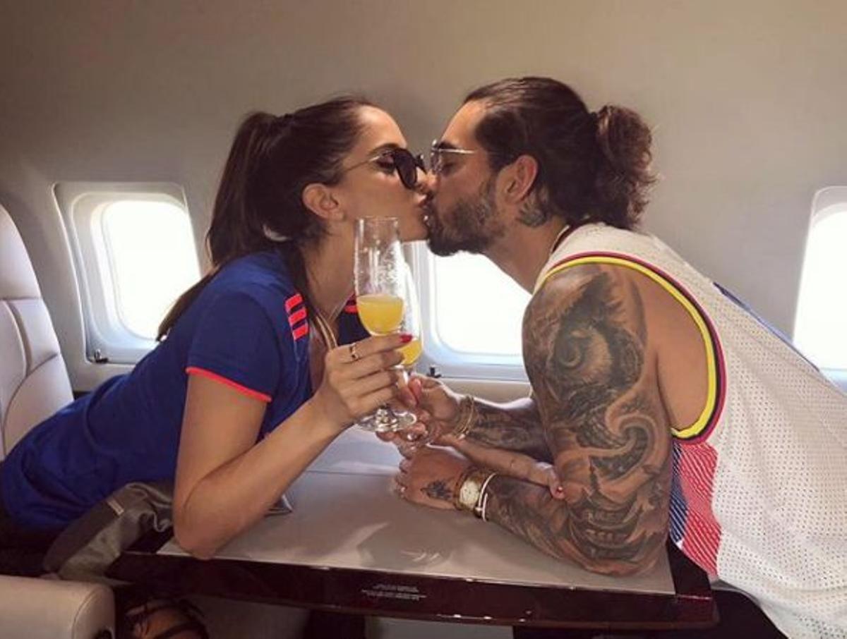 Natalia y Maluma, un año juntos