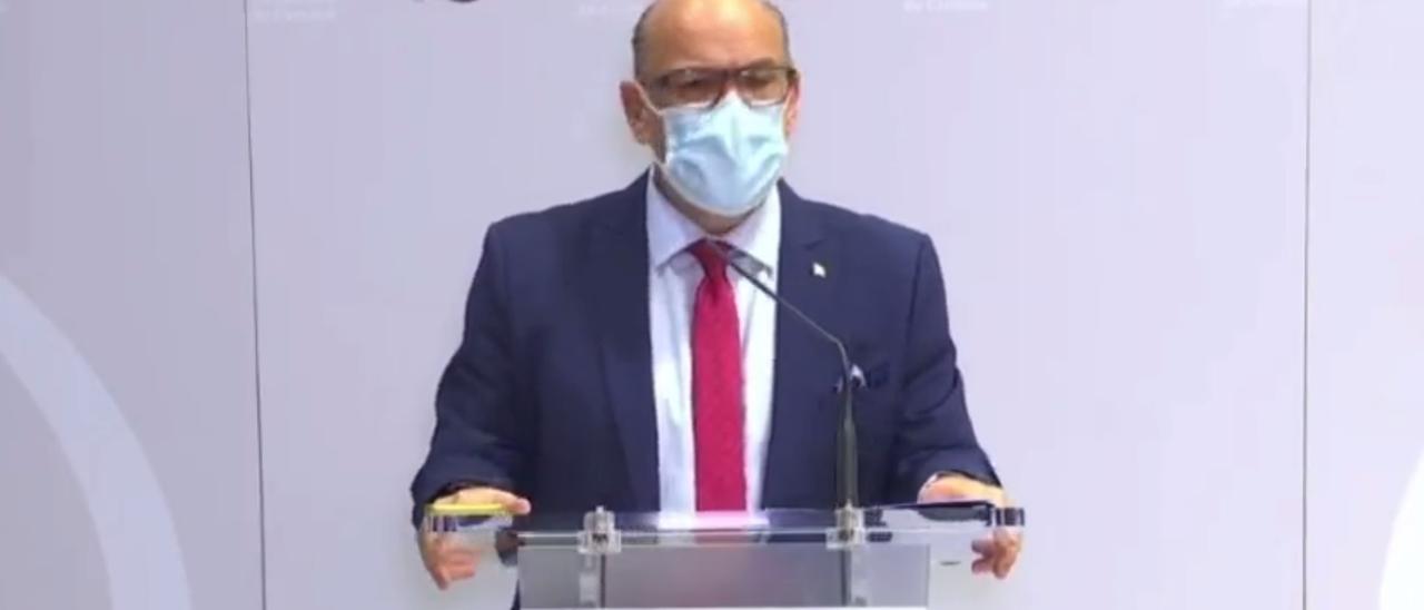 Jose Miguel Barragan enumera los motivos de Grupo Nacionalista Canario por los que presenta la enmienda a la totalidad a los Presupuestos de Canarias
