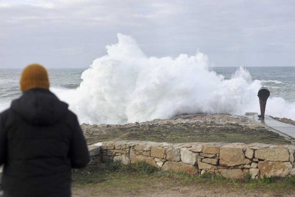 Temporal de viento en A Coruña