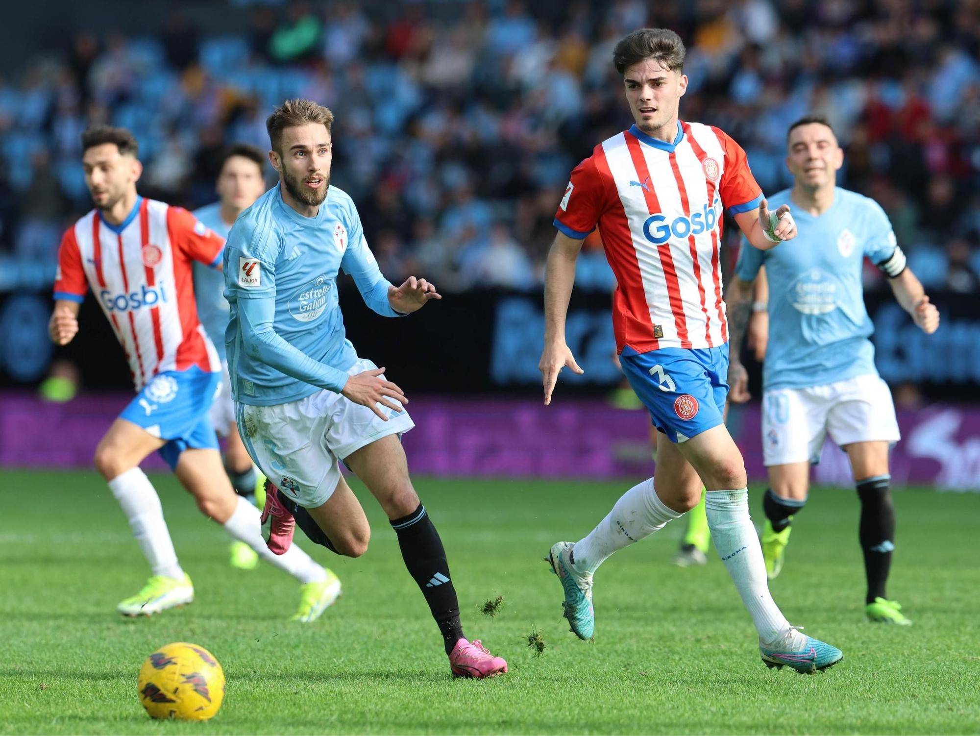 De la fiesta inicial a la decepción: las mejores imágenes del Celta-Girona