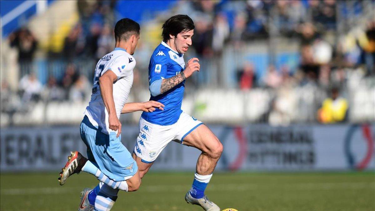 Tonali, jugador del Brescia