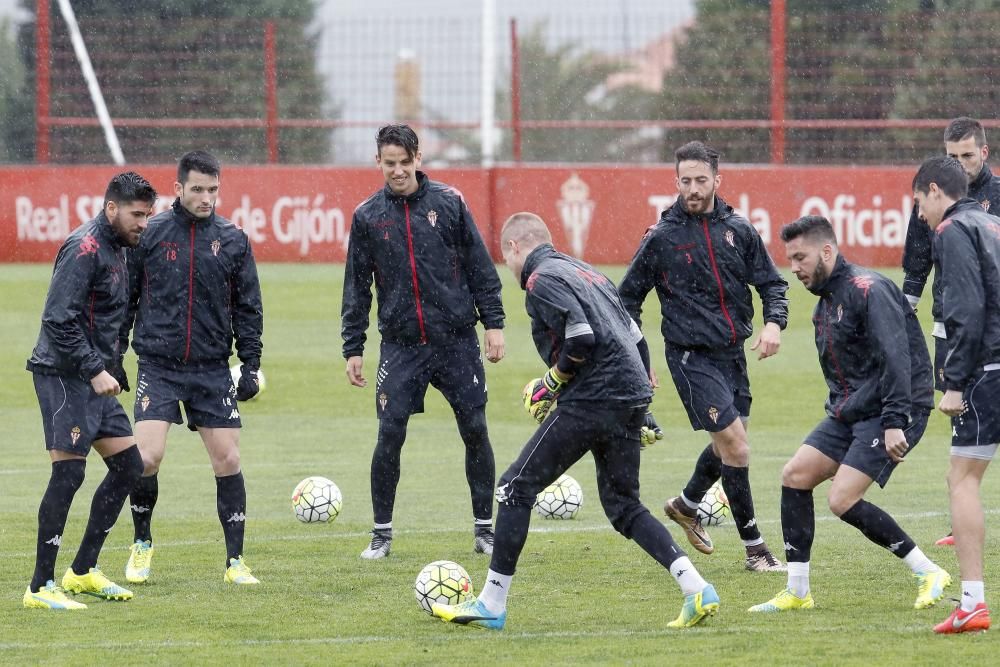 Entrenamiento del Sporting