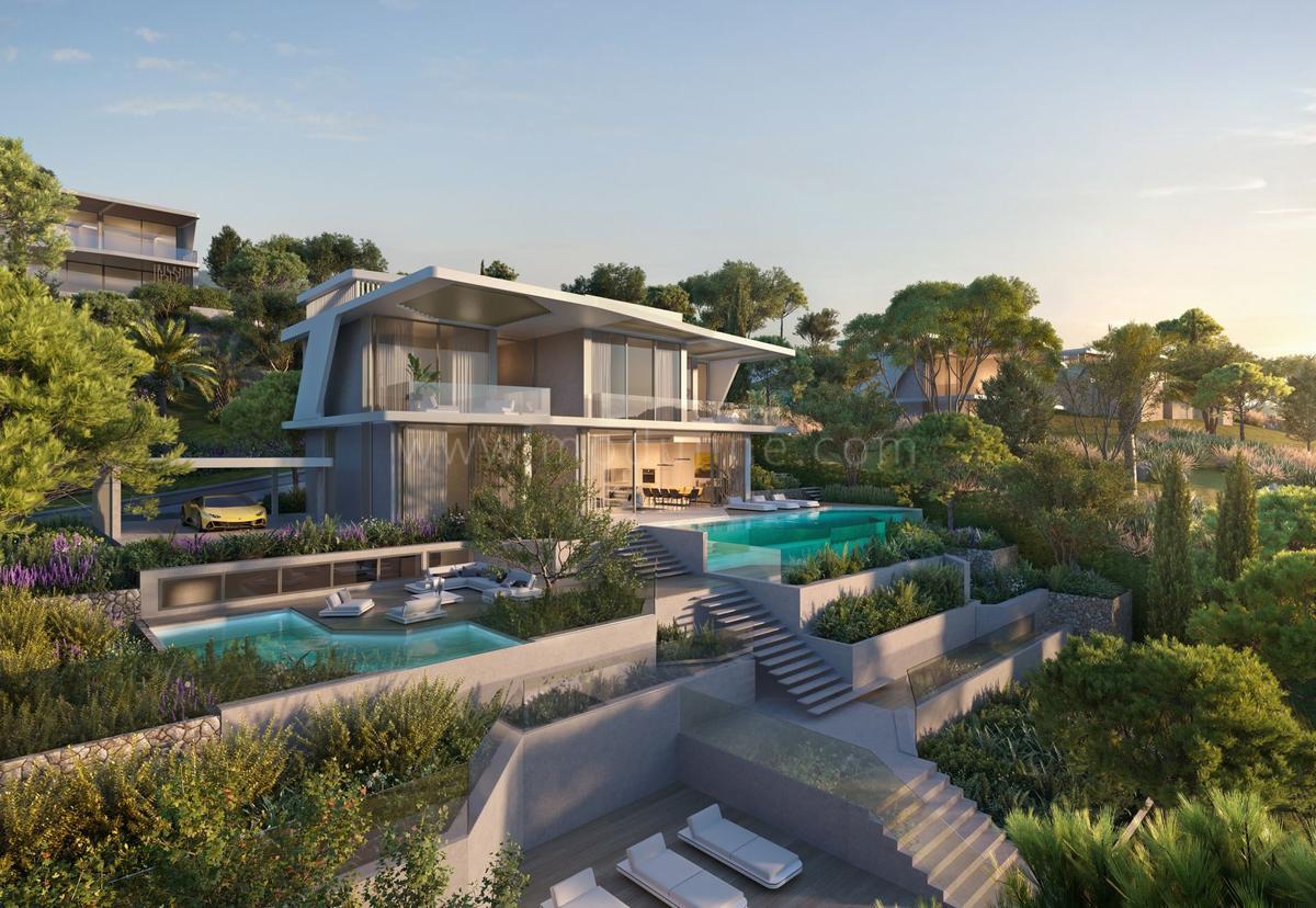 Todas las imágenes nueva villa de lujo que una promotora de Dubai está construyendo en Málaga