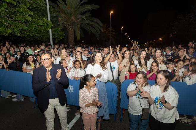 Las mejores imágenes de la mascletà nocturna de las Hogueras de Alicante