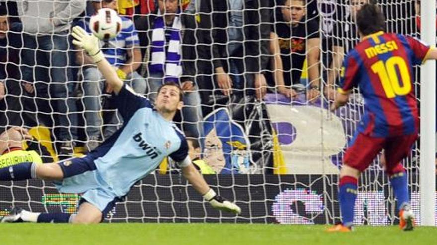 Messi y Casillas.