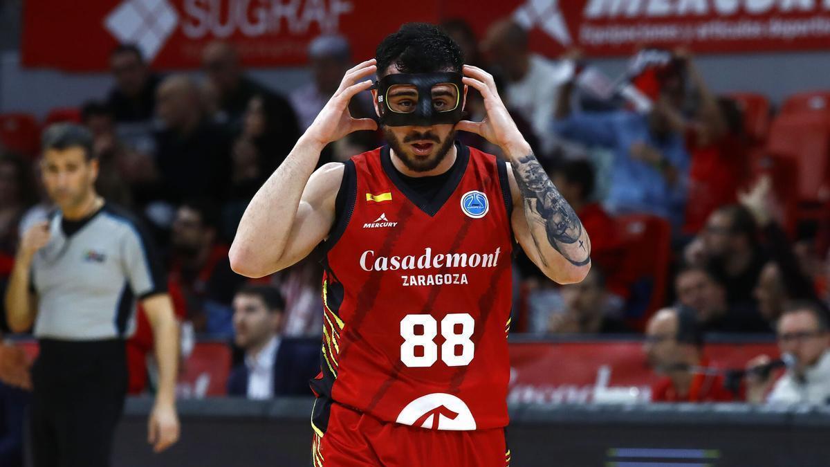 Didac Cuevas, con el Casademont