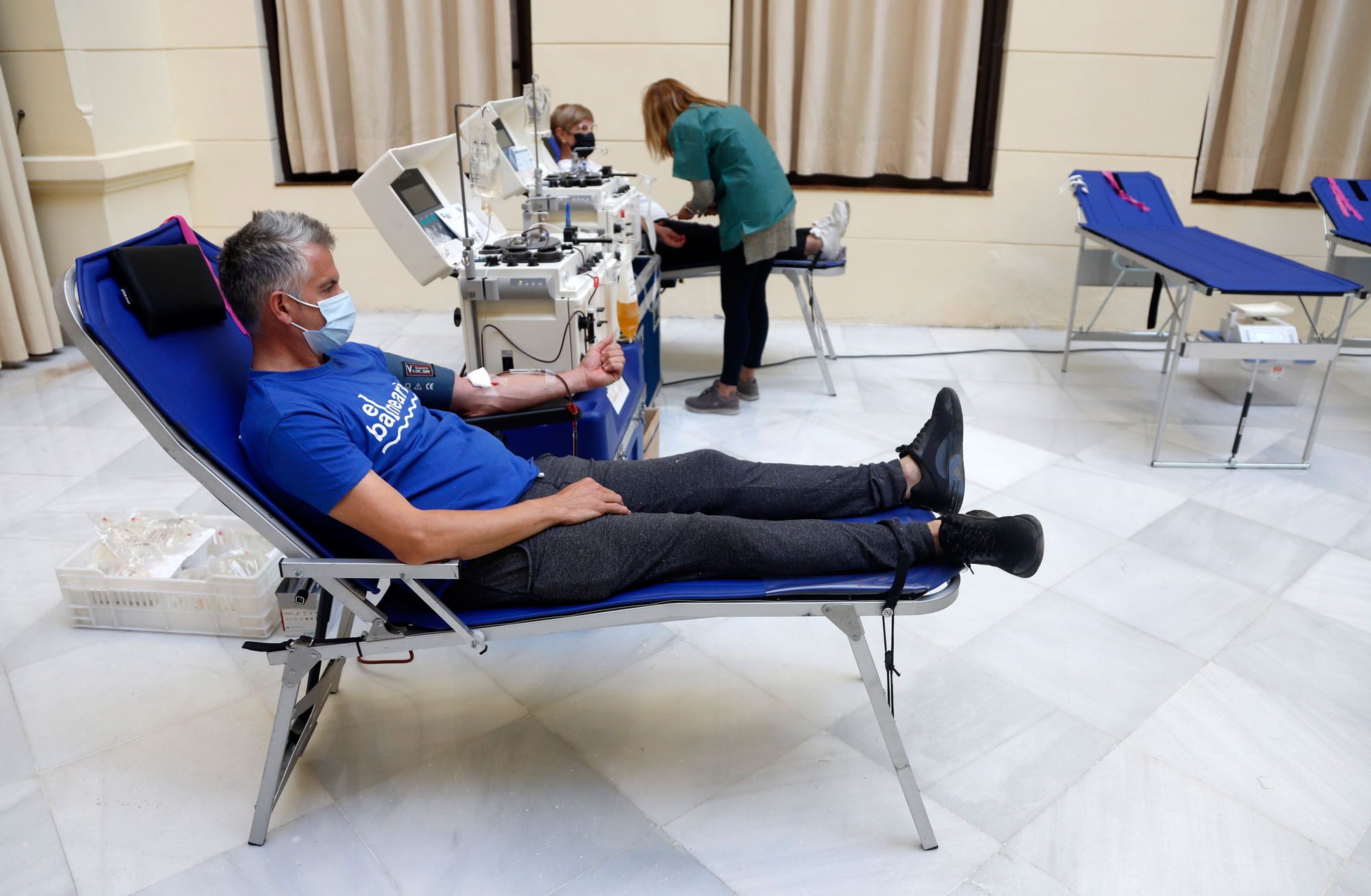 Maratón de donación de sangre en el Ayuntamiento de Málaga