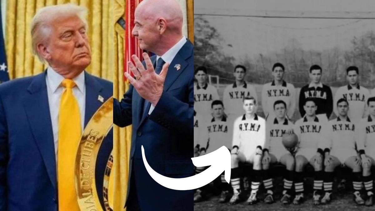 Trump, que fue delantero del New York Military Academy, estará en la final del Mundial de Clubes