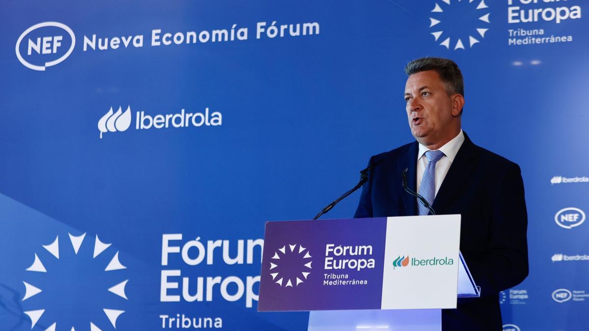 Martínez Mus en la seua intervenció en el fòrum Nueva Economía