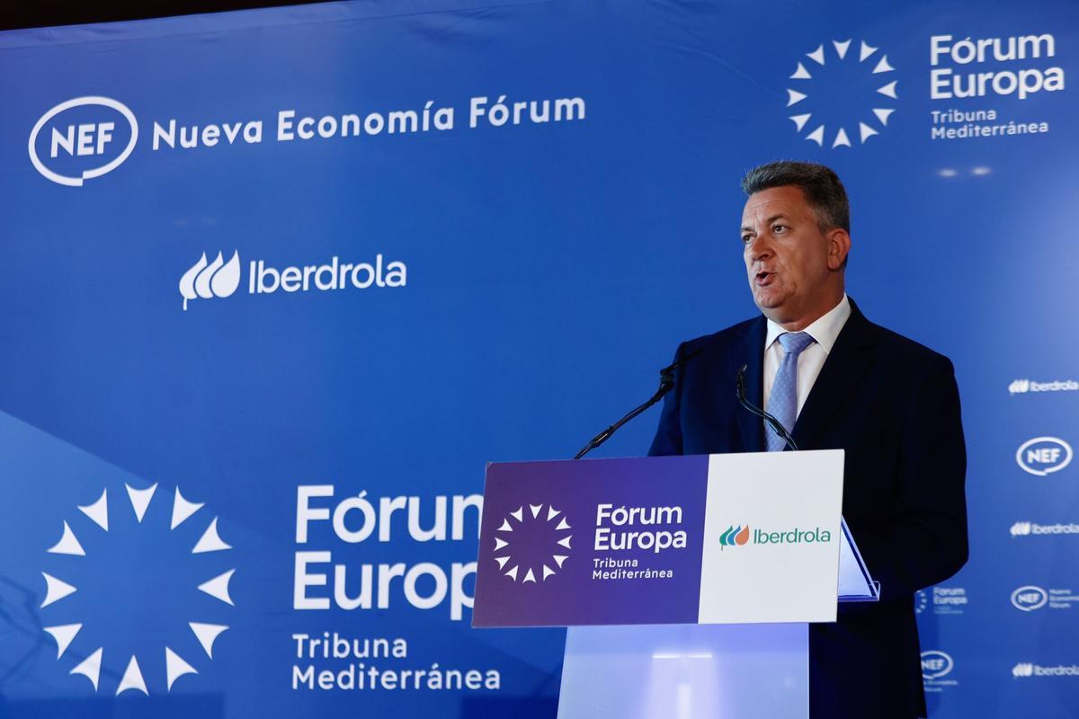 Martínez Mus en su intervención en el foro Nueva Economía.