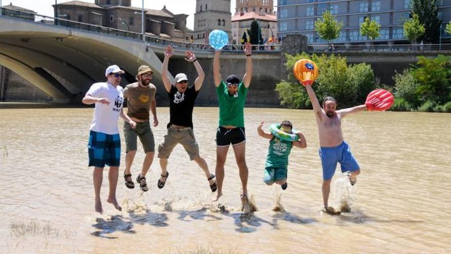 El Ebro se suma al &#039;gran salto&#039; para exigir la limpieza de los ríos