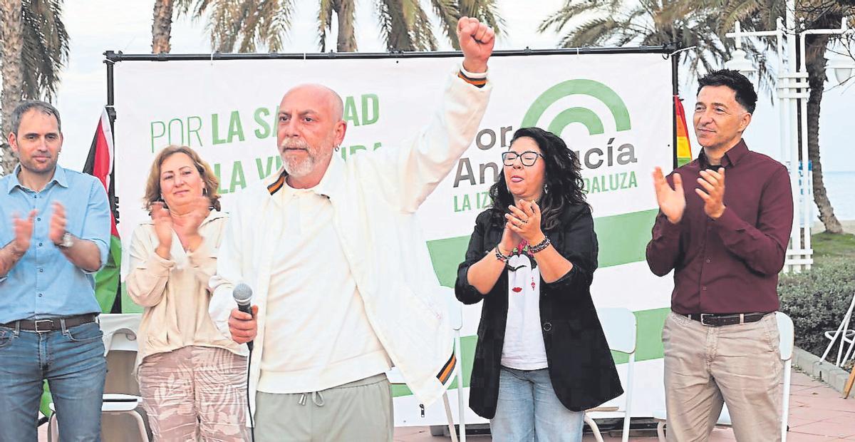 Por Andalucía arrancó este jueves la campaña con un acto en el paseo marítimo.