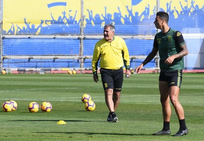 01/02/2019 TELDE. Entrenamiento UD Las Palmas en El Hornillo.  Fotografa: YAIZA SOCORRO.