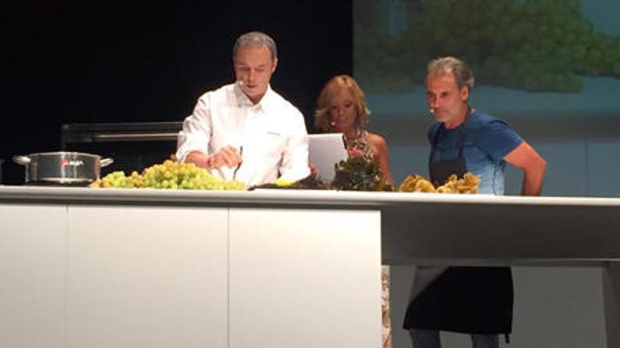 El moscatel triunfa en la alta cocina con los chefs Kiko Moya y Manuel Alonso