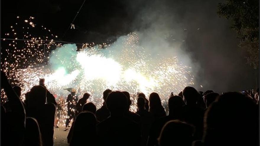 Imatges del correfoc de Castelló d&#039;Empúries