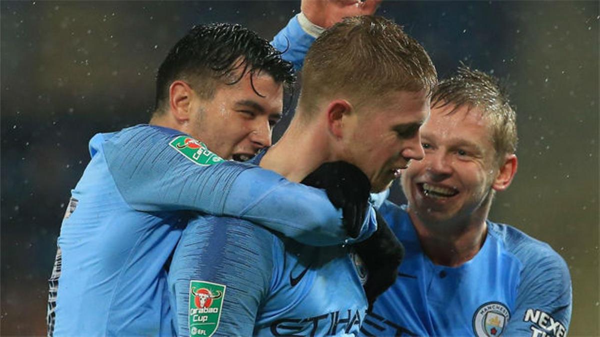 ¡De locos! Golazo de De Bruyne para poner al City en semis de la Carabao Cup