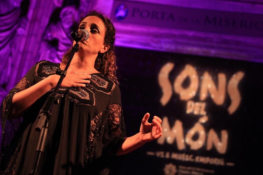 Actuació de Noa a Castelló d''Empúries en el festival Sons del Món