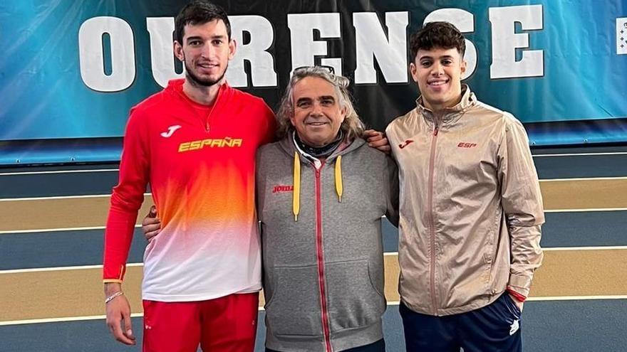 Un Europeo vuelve a reunir al técnico Toni Puig y a sus atletas Quique Llopis y Kevin Sánchez