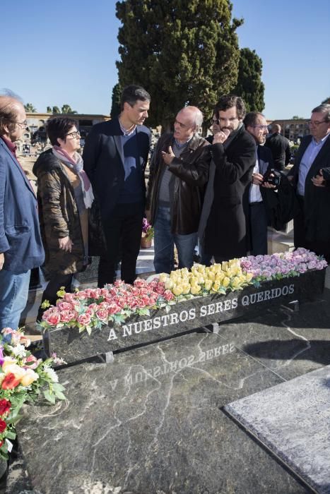 Pedro Sanchez presenta en Paterna la propuesta de Reforma de Ley de Memoria Histórica