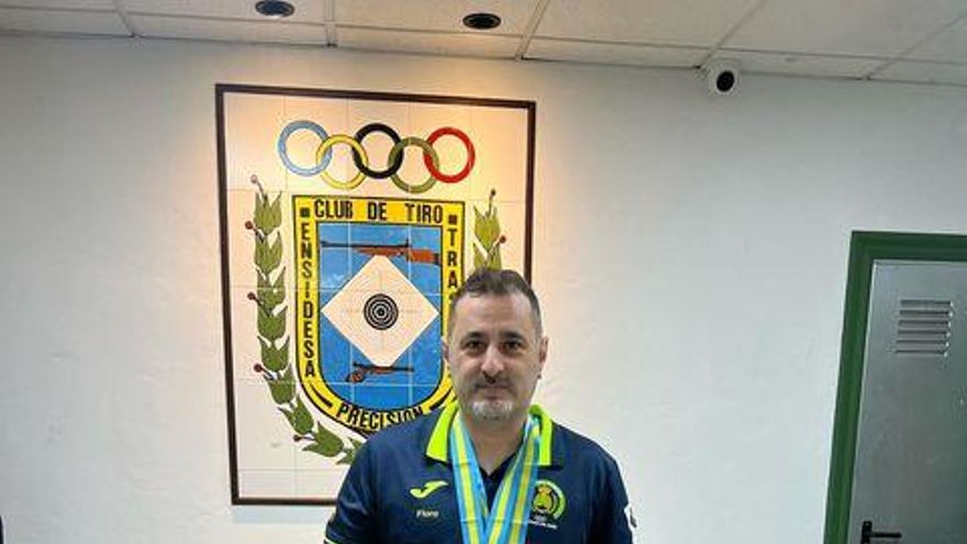 Florentino Cardín, al Mundial de tiro olímpico BR-50, en Finlandia