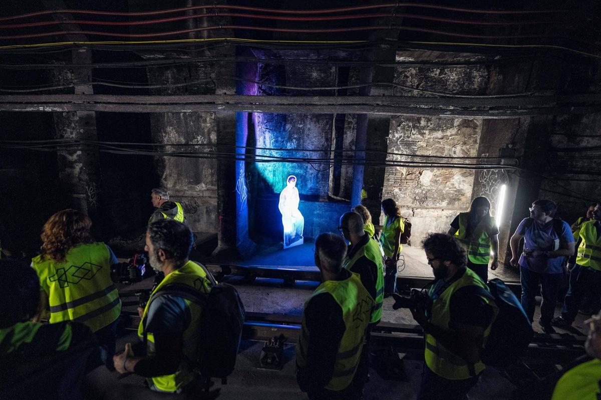 Visita a la estación de metro fantasma de Correos