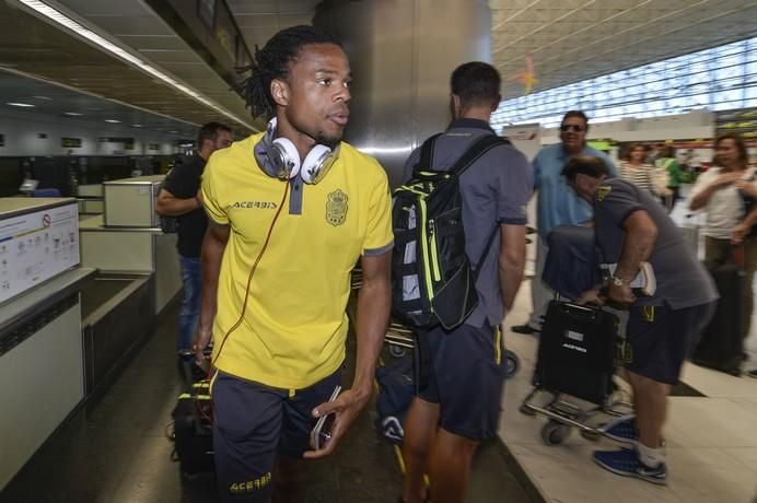 10/09/2017 TELDE. Salida de la UD Las Palmas hacia Malaga para disputar el lunes 11 de Septiembre 2017 la tercera jornada del campeonato de liga 2017/18FOTO: J.PÉREZ CURBELO