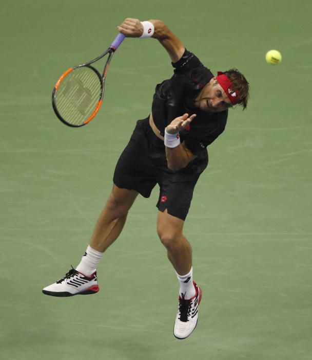 Las imágenes del último partido de David Ferrer en un Grand Slam