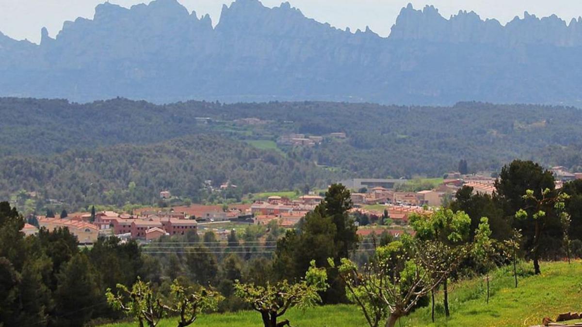 Vista general de Sant Salvador de Guardiola