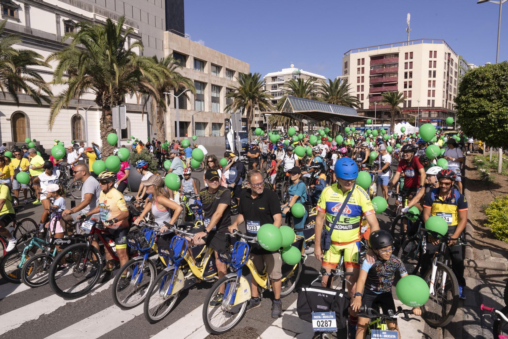 Fiesta de la bicicleta en Las Palmas de Gran Canaria
