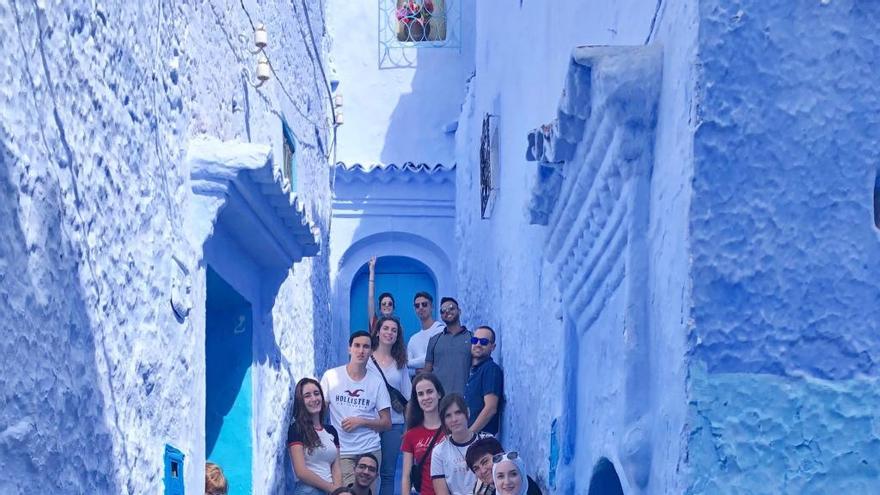 El grup que ha participat en el viatge de Cultures en Xarxa.