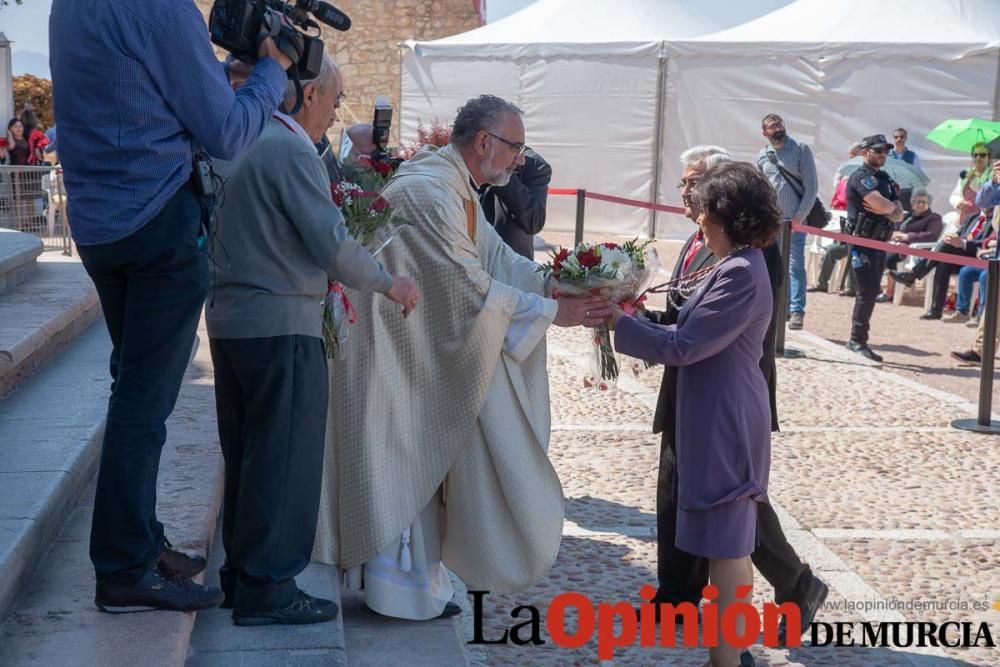 Ofrenda de flores en Caravaca