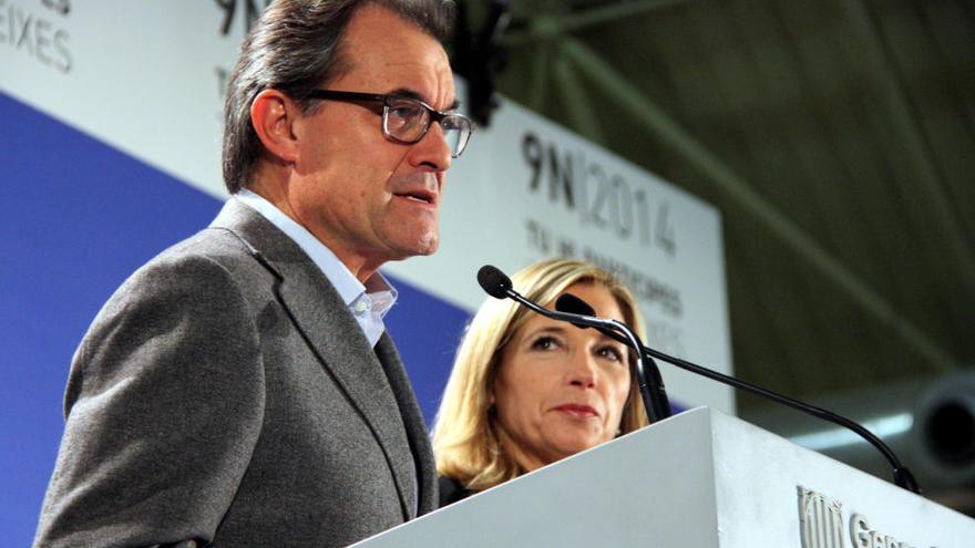 El president de la Generalitat, Artur Mas, i la vicepresidenta, Joana Ortega.