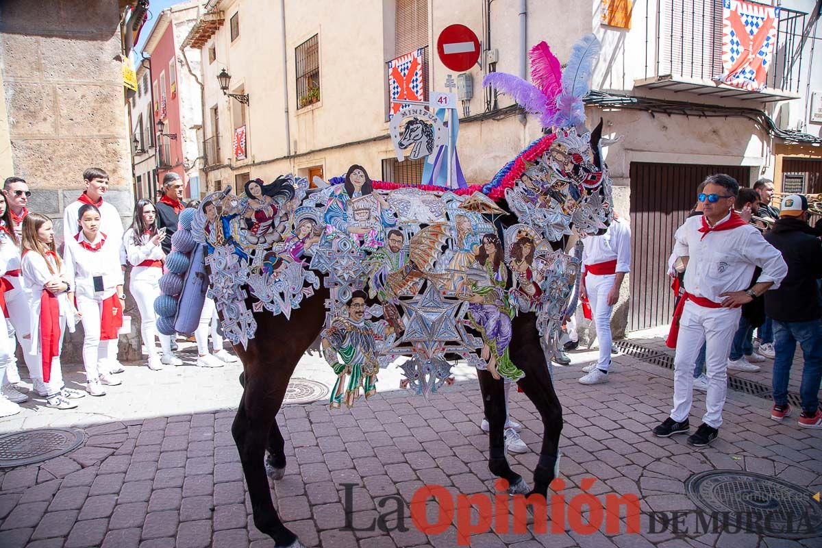 Recorrido Caballos del Vino día dos de mayo en Caravaca