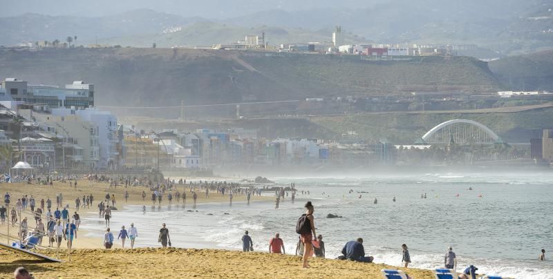 Navidad en la playa de Las Canteras