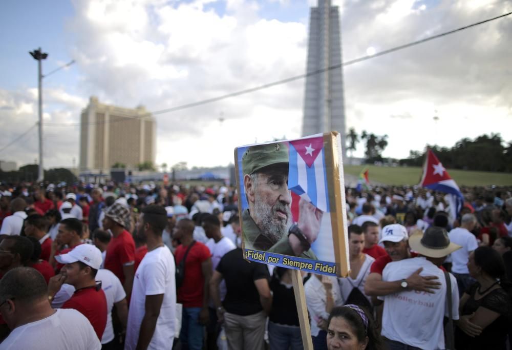 Líderes de todo el mundo despiden a Fidel Castro