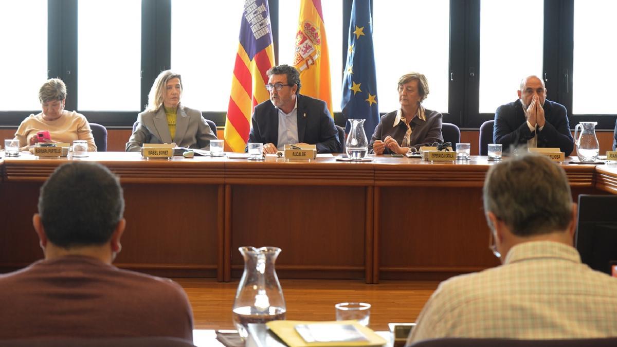 Un momento de la sesión plenaria de Calvià.