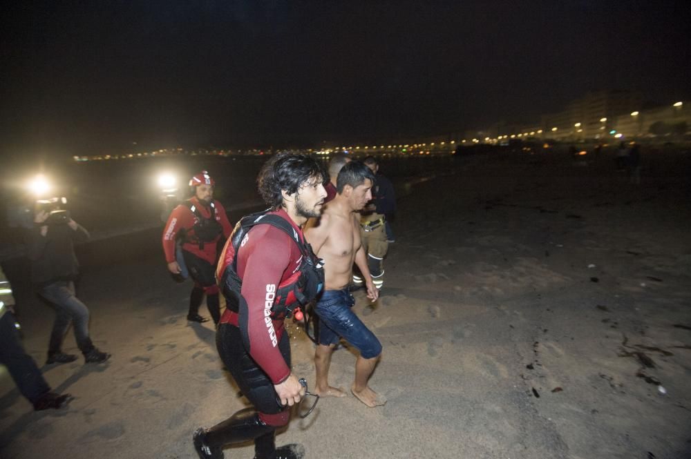 Así transcurrió la noche y amanecieron las playas