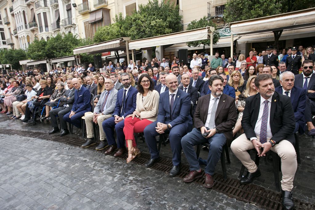 Las imágenes de la celebración de los Santos Ángeles Custodios de la Policía Nacional en Murcia