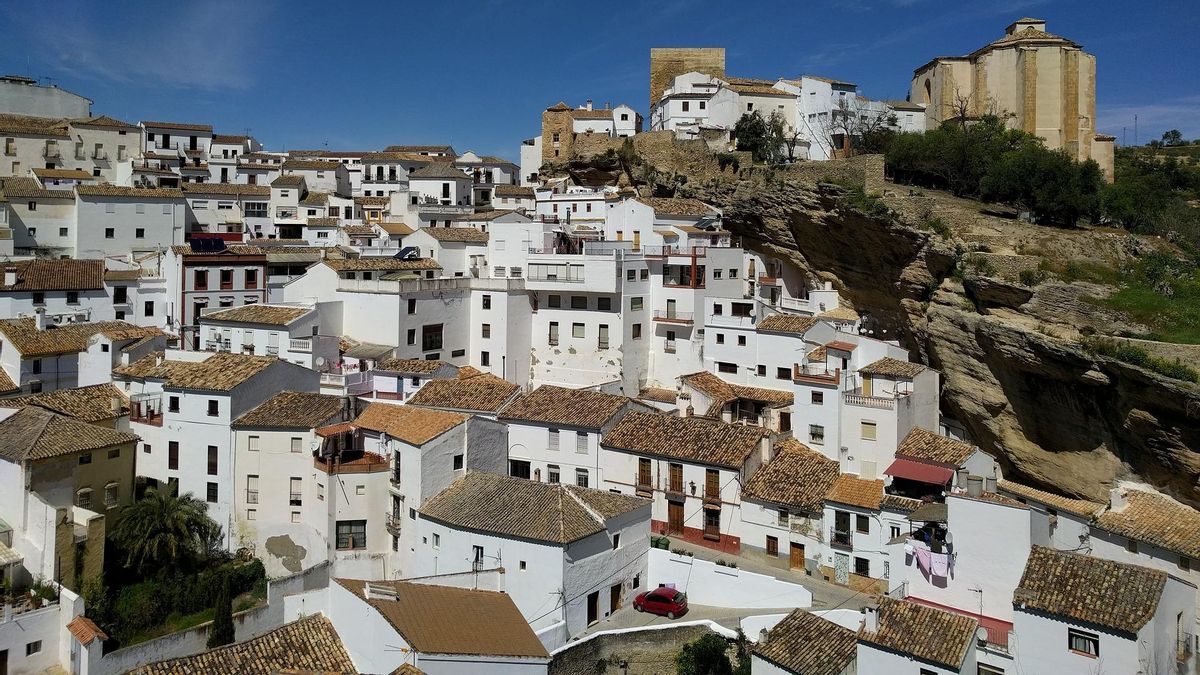 Los pueblos blancos son muy característicos de Andalucía.