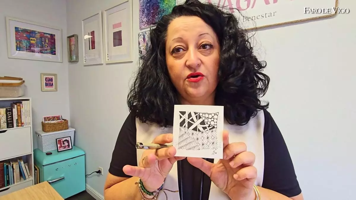 Zentangle, el arte de meditar creando dibujos abstractos