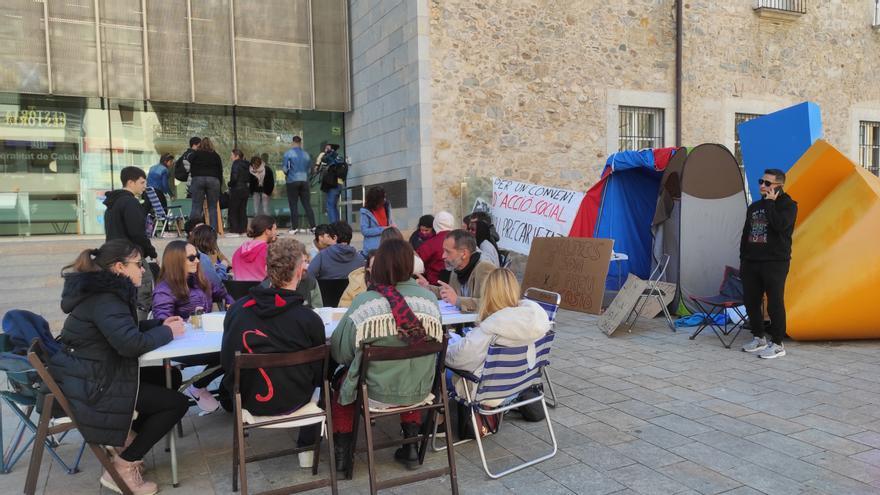 Nova mobilització de protesta dels professionals de l&#039;acció social privada de Girona