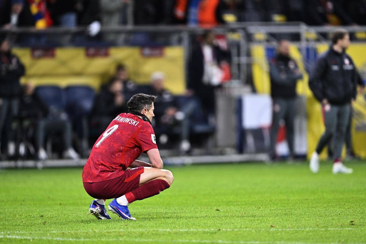 Robert Lewandowski, después de la eliminación de Polonia contra Suecia