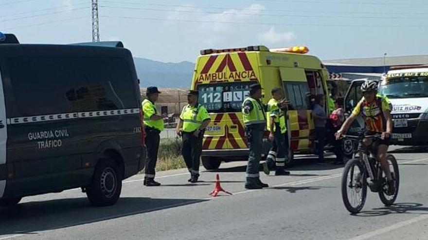 Lugar donde se produjo el accidente.