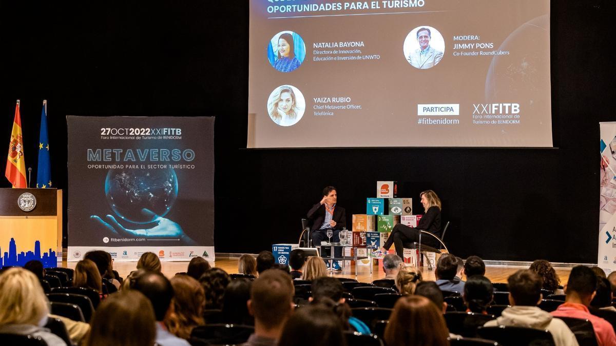 Un momento de la jornada del Foro de Turismo de Benidorm.