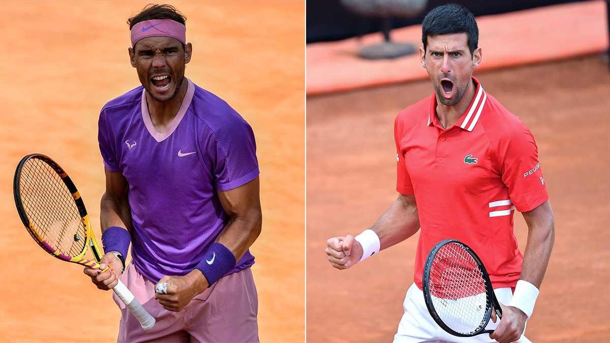 Nadal y Djokovic, en la final de Roma