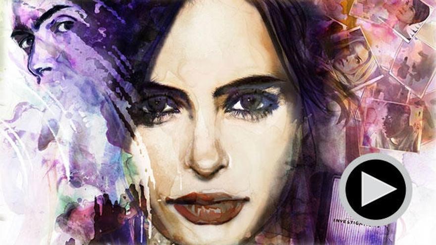 Cartel promocional de &#039;Jessica Jones&#039;.